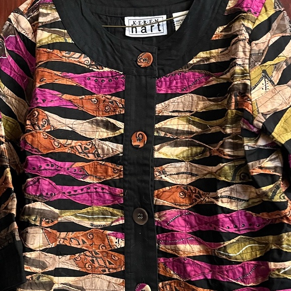 Colorful Button-Up Jacket - Picture 4 of 4